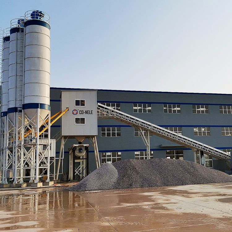 Belt Conveyor Concrete Batching Plant
